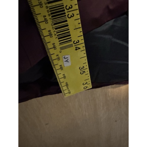 LULULEMON Women's Garnet Snow Warrior Full Zip Parka Size 8 - Picture 4 of 4